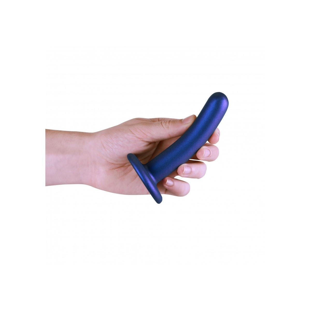 Dildo ventosa liscio punto G 12.5 cm Blue