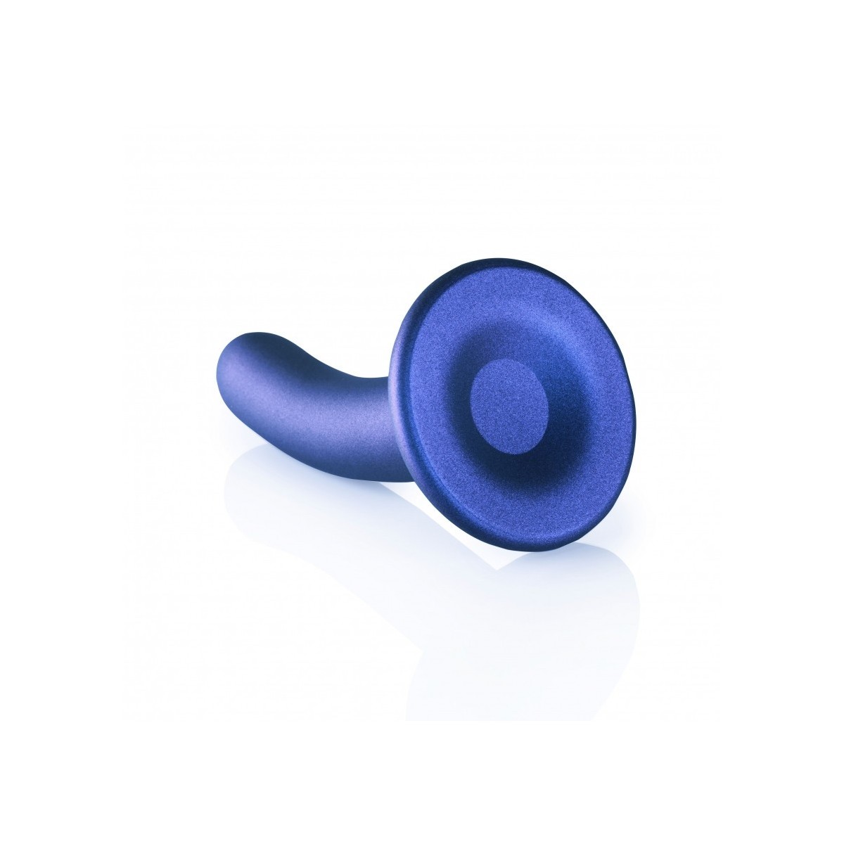 Dildo ventosa liscio punto G 12.5 cm Blue