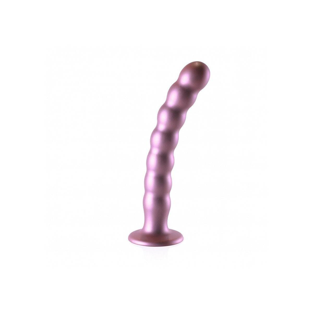 Dildo ventosa sfere punto G 21 cm Rose Gold