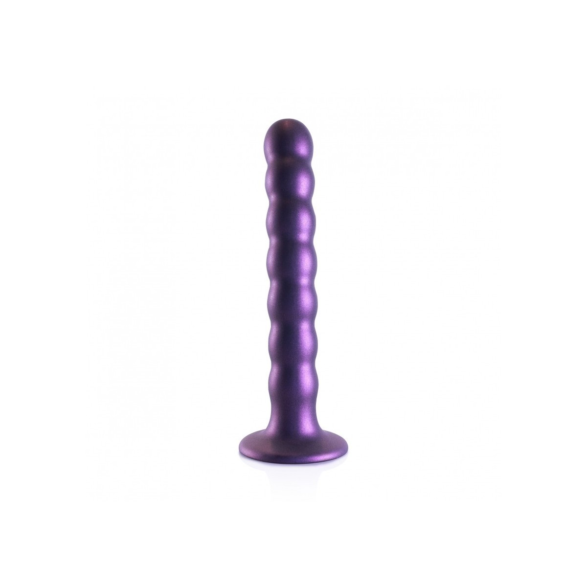 Dildo ventosa sfere punto G 17 cm Purple