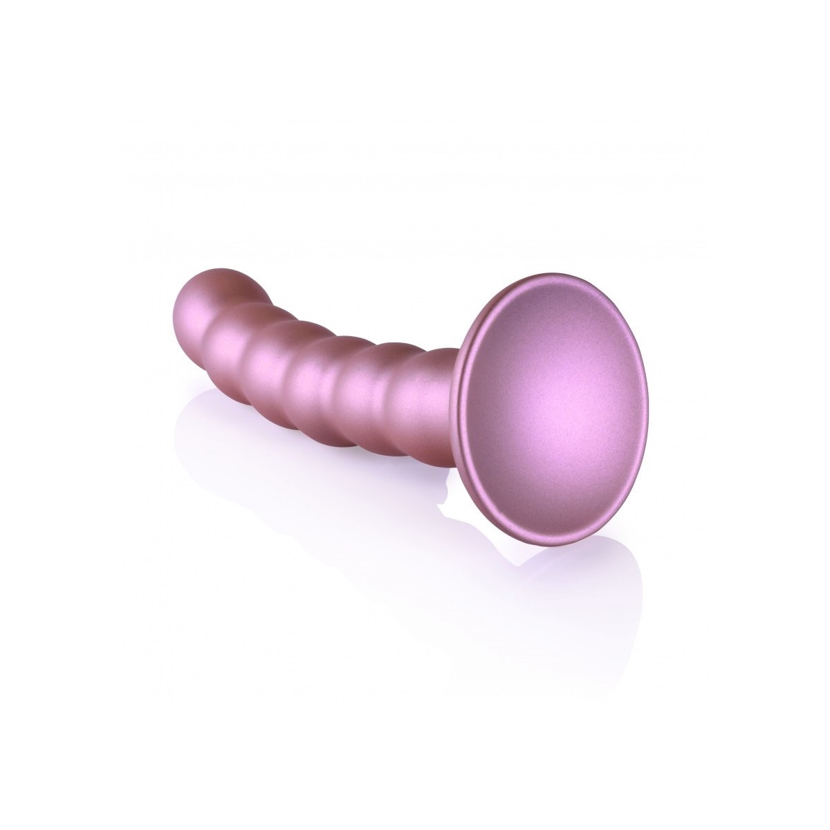 Dildo ventosa sfere punto G 13 cm Rose Gold