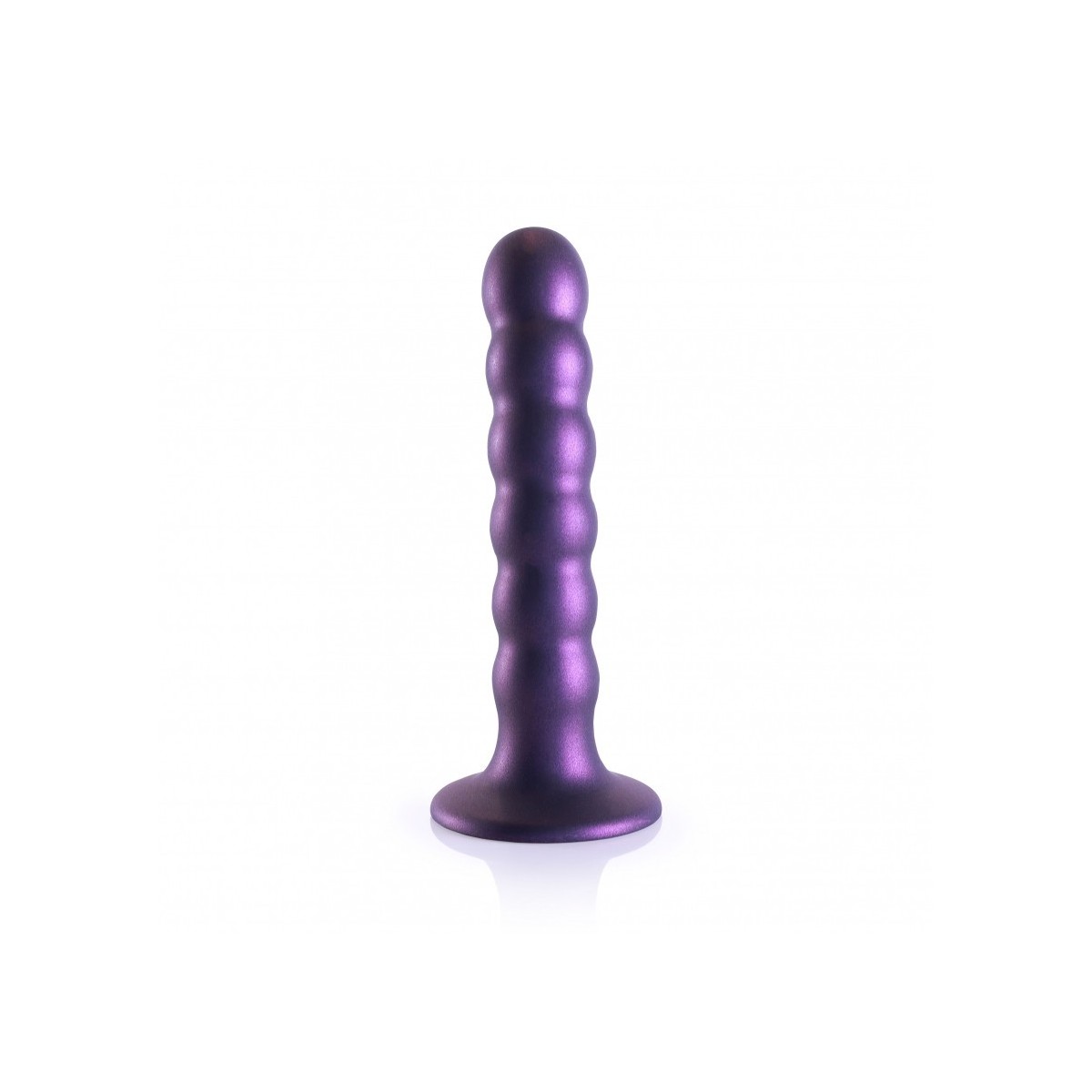 Dildo ventosa sfere punto G 13 cm Purple