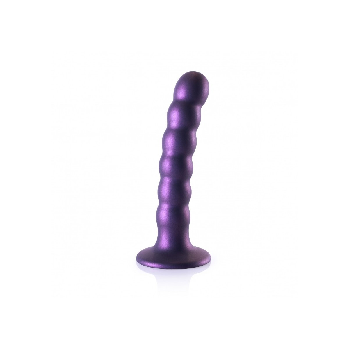 Dildo ventosa sfere punto G 13 cm Purple