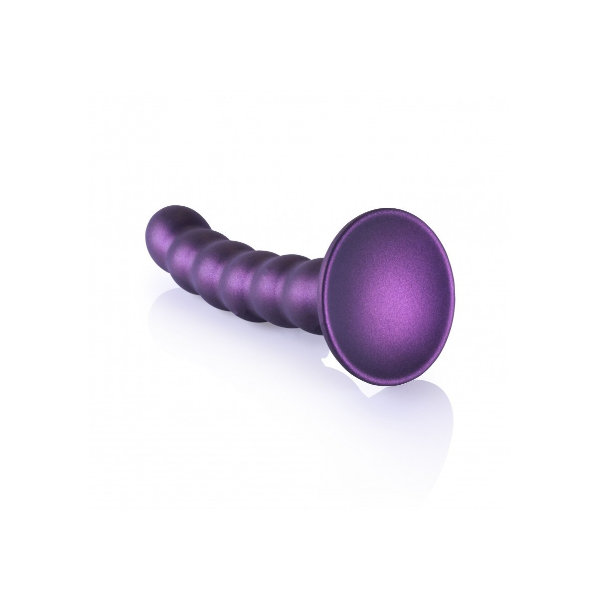 Dildo ventosa sfere punto G 13 cm Purple