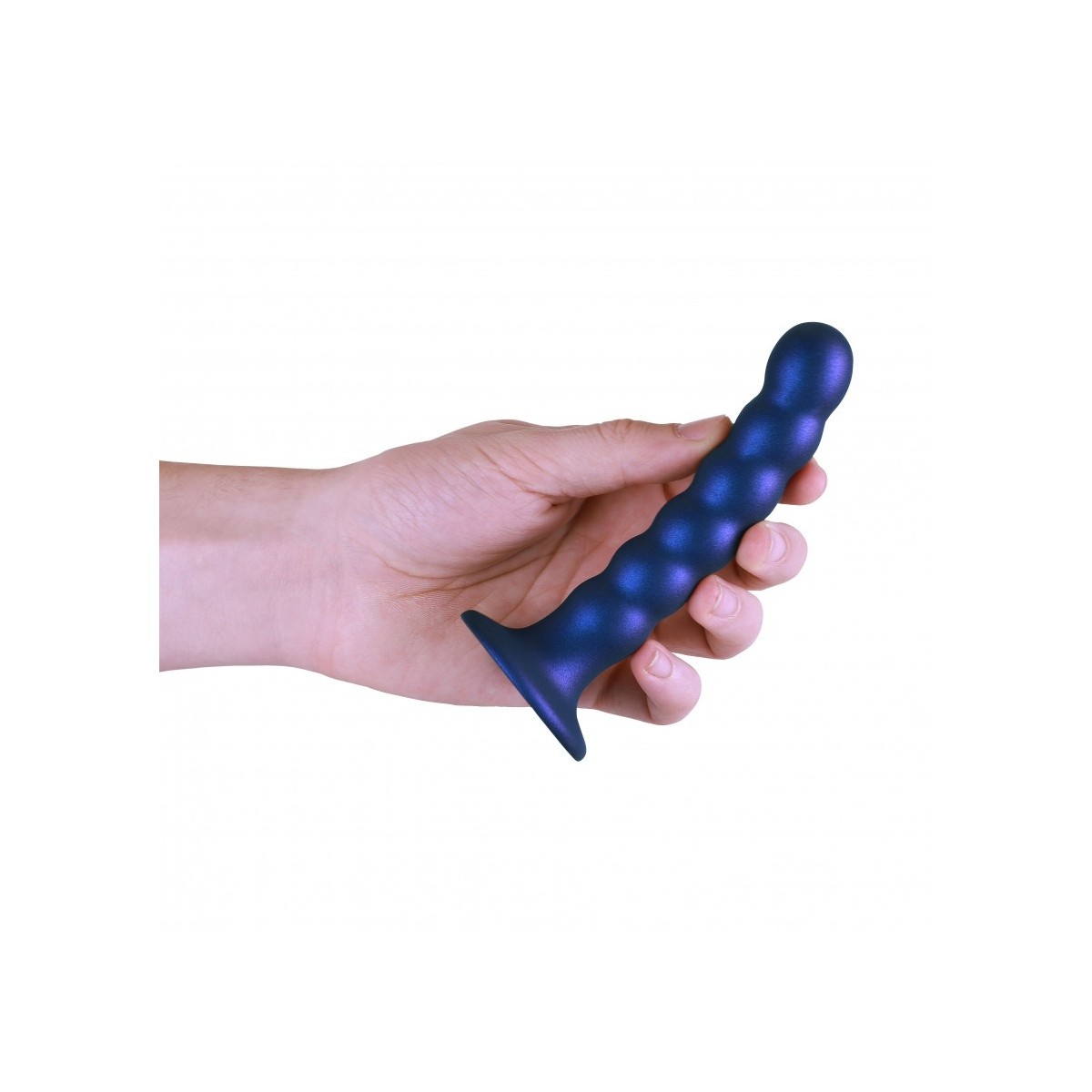 Dildo ventosa sfere punto G 13 cm Blue