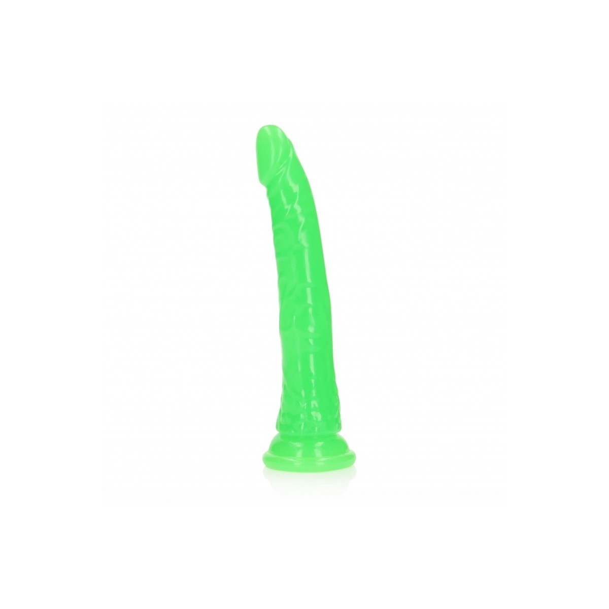 Fallo realistico Slim 22,5 cm verde fluo