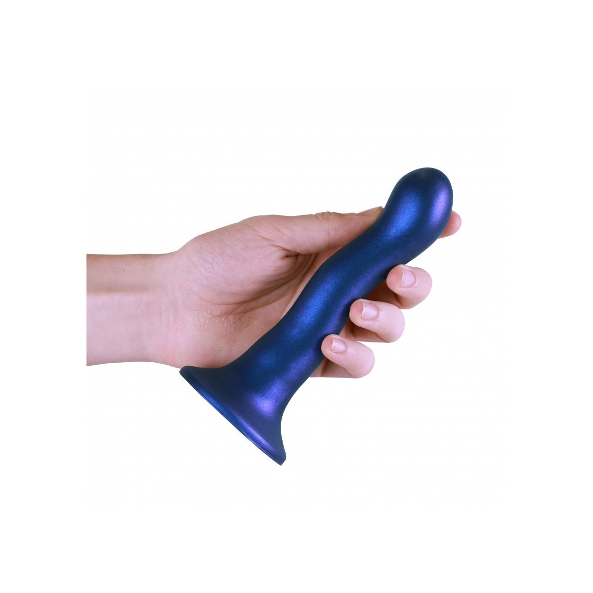 Dildo ventosa curvy punto G 18 cm Blue