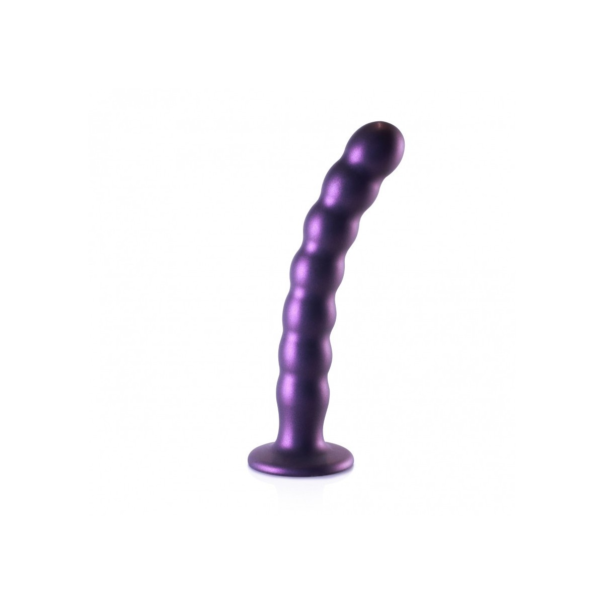 Dildo ventosa sfere punto G 21 cm Purple