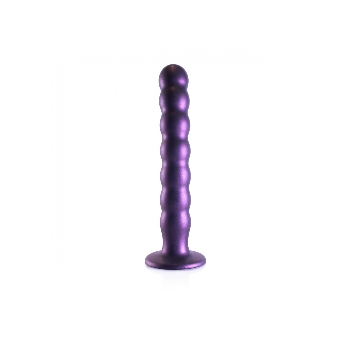 Dildo ventosa sfere punto G 21 cm Purple