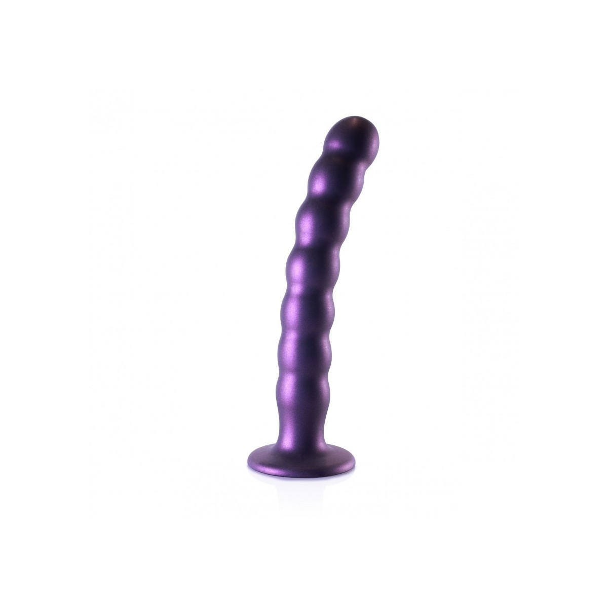 Dildo ventosa sfere punto G 21 cm Purple