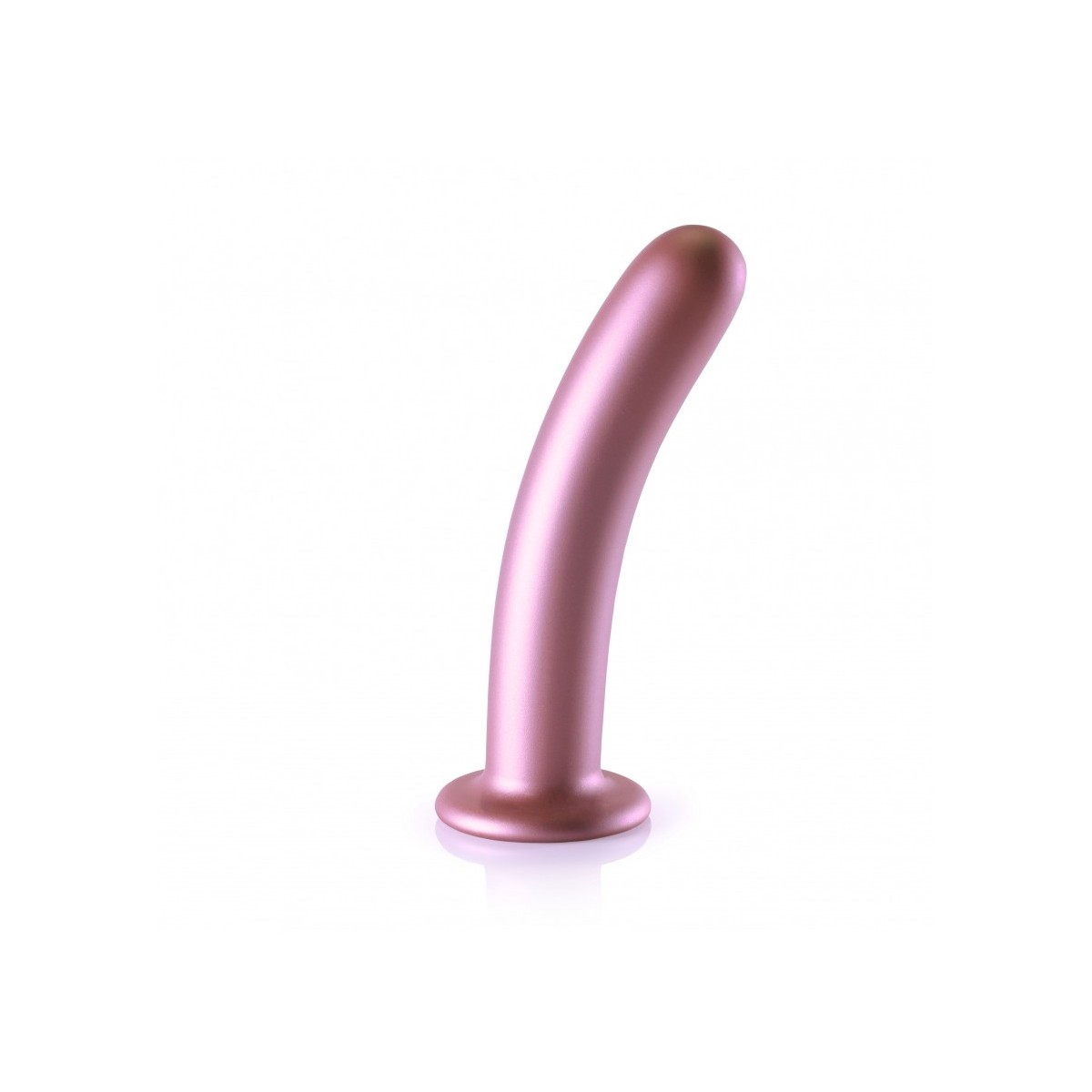 Dildo ventosa liscio punto G 17.5cm Rose Gold