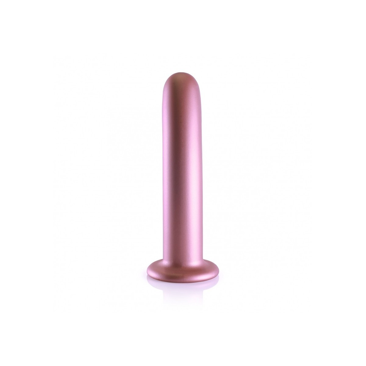 Dildo ventosa liscio punto G 17.5cm Rose Gold