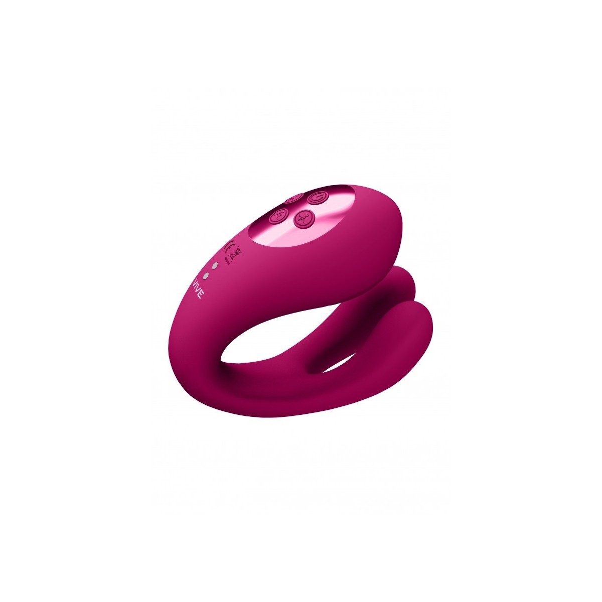 Vibratore Coppia Tripla Azione fucsia