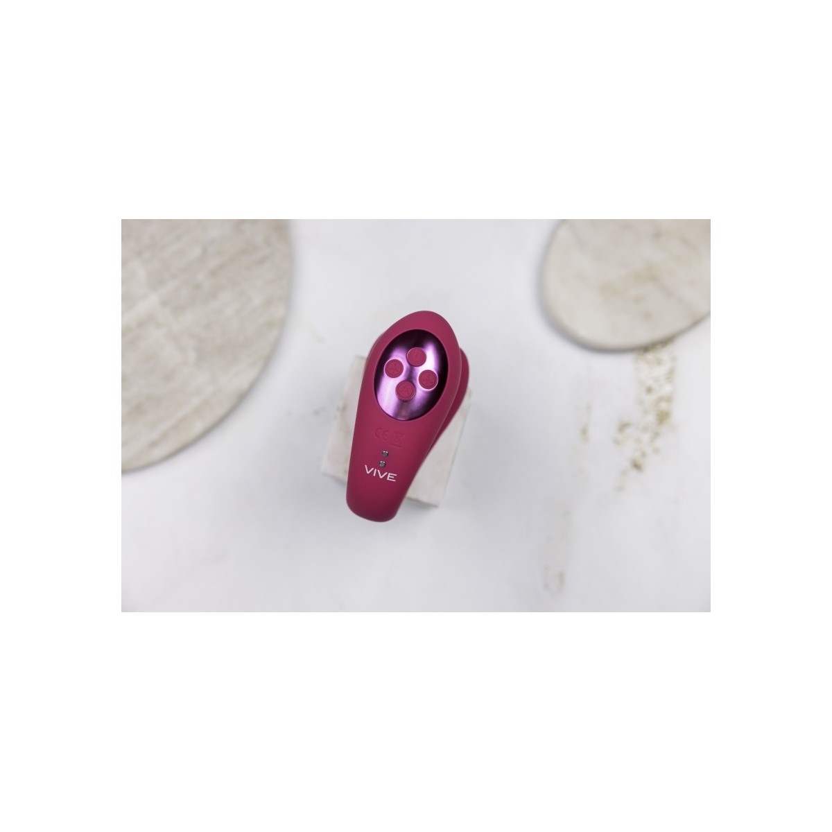 Vibratore Coppia Tripla Azione fucsia