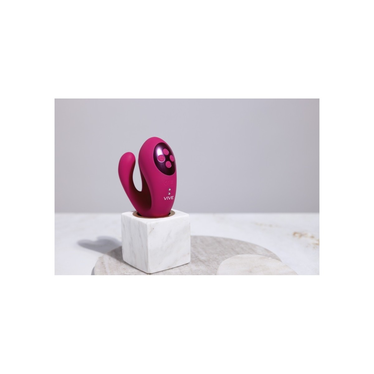 Vibratore Coppia Tripla Azione fucsia