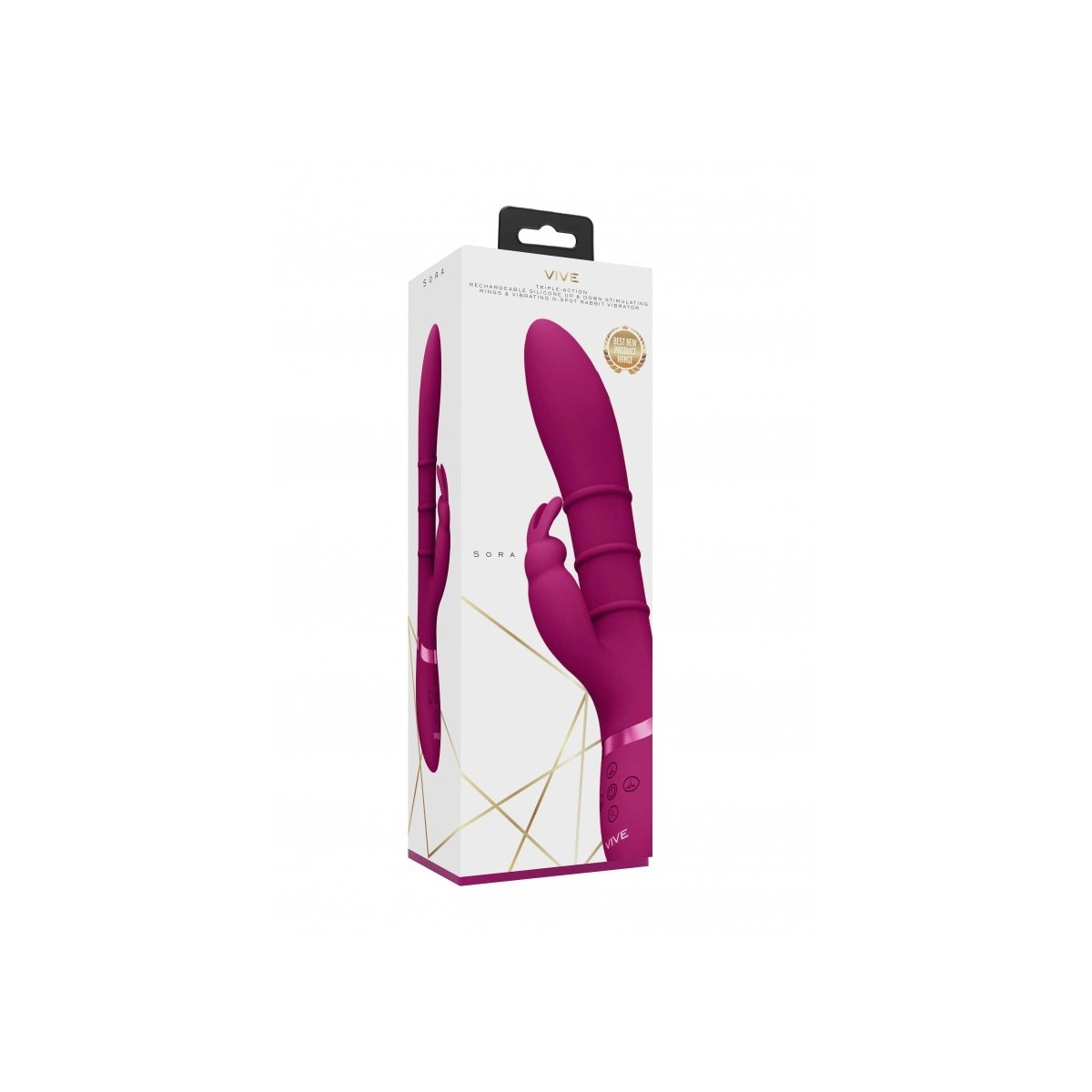 Vibratore rabbit Stimulating Vibrating fucsia