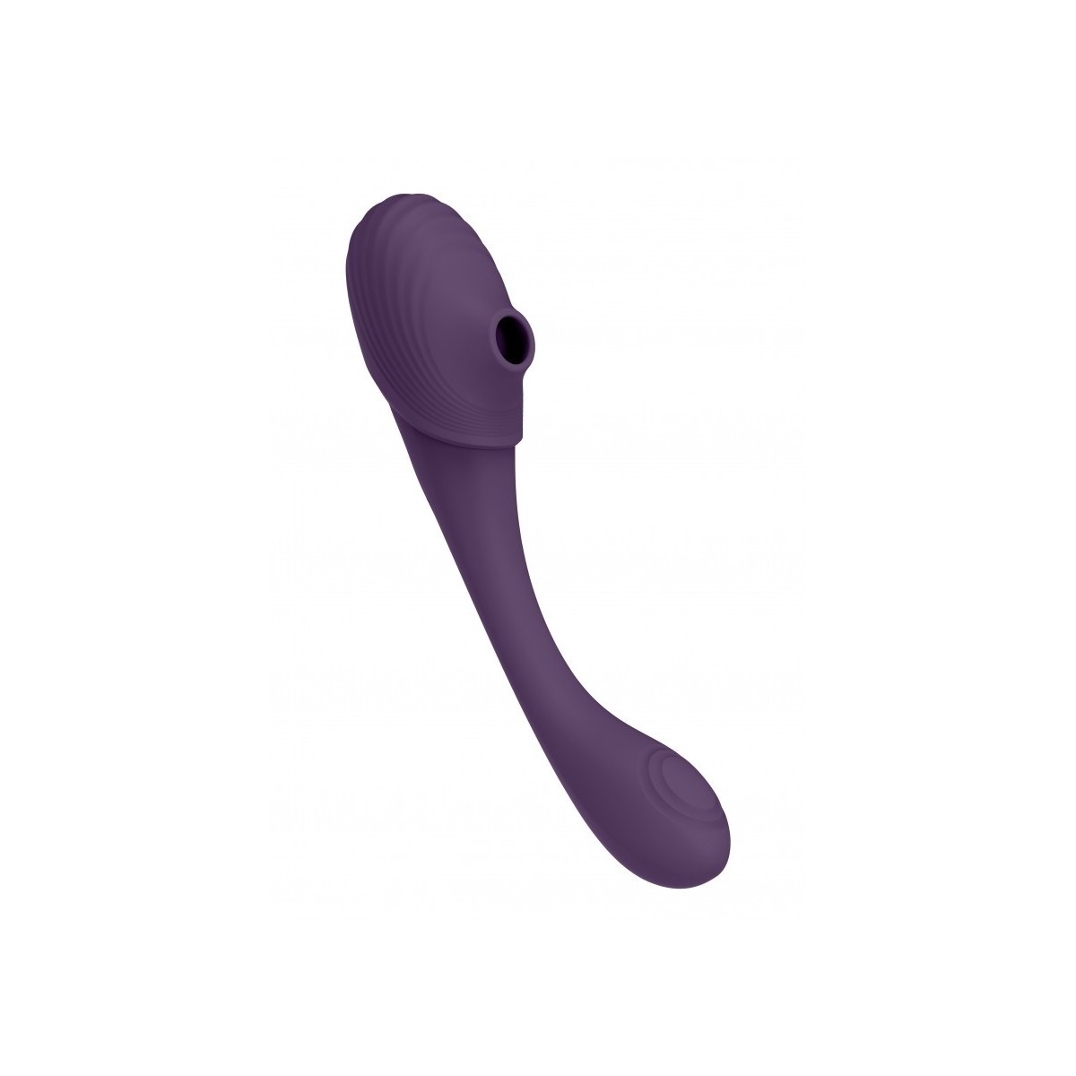 Vibratore vaginale doppia stimolazione viola