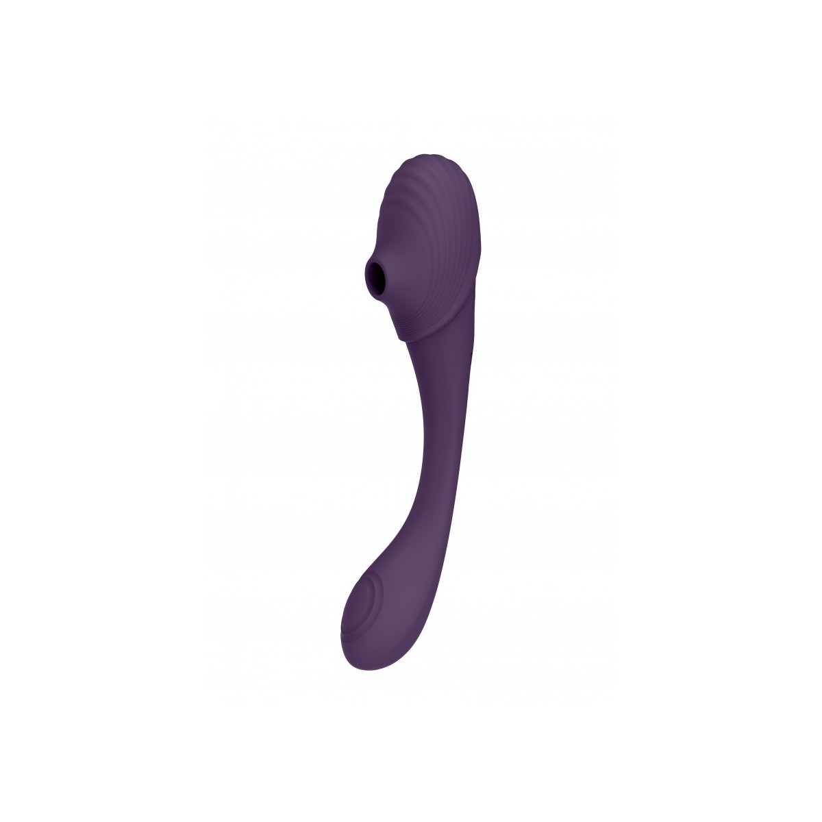 Vibratore vaginale doppia stimolazione viola