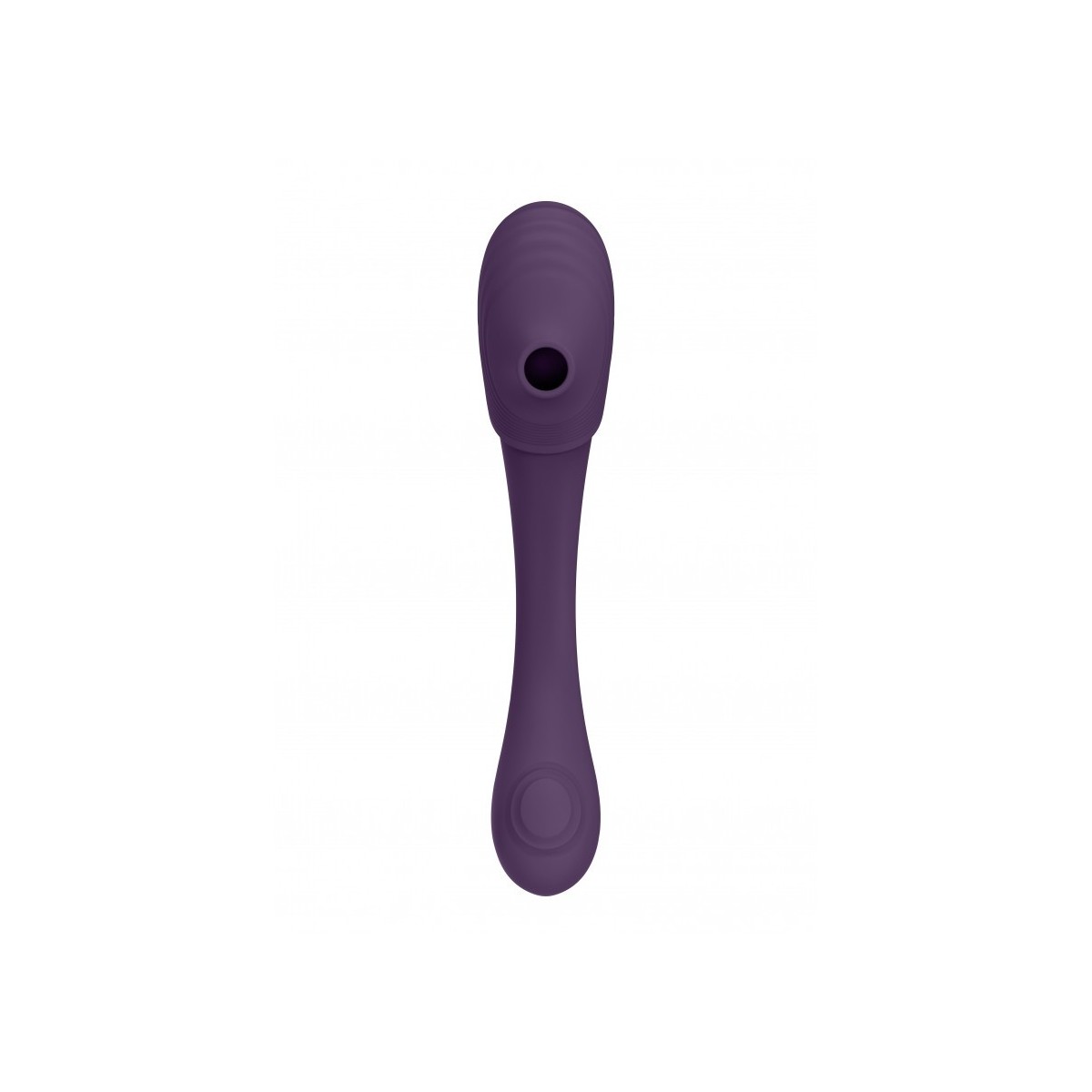 Vibratore vaginale doppia stimolazione viola