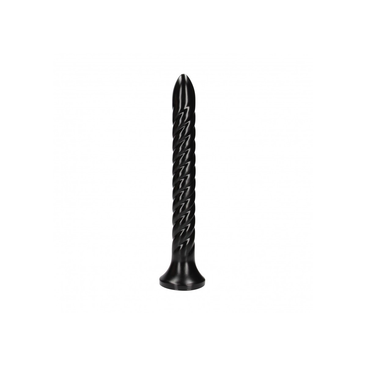 Fallo anale Swirled Anal Snake 30 cm nero