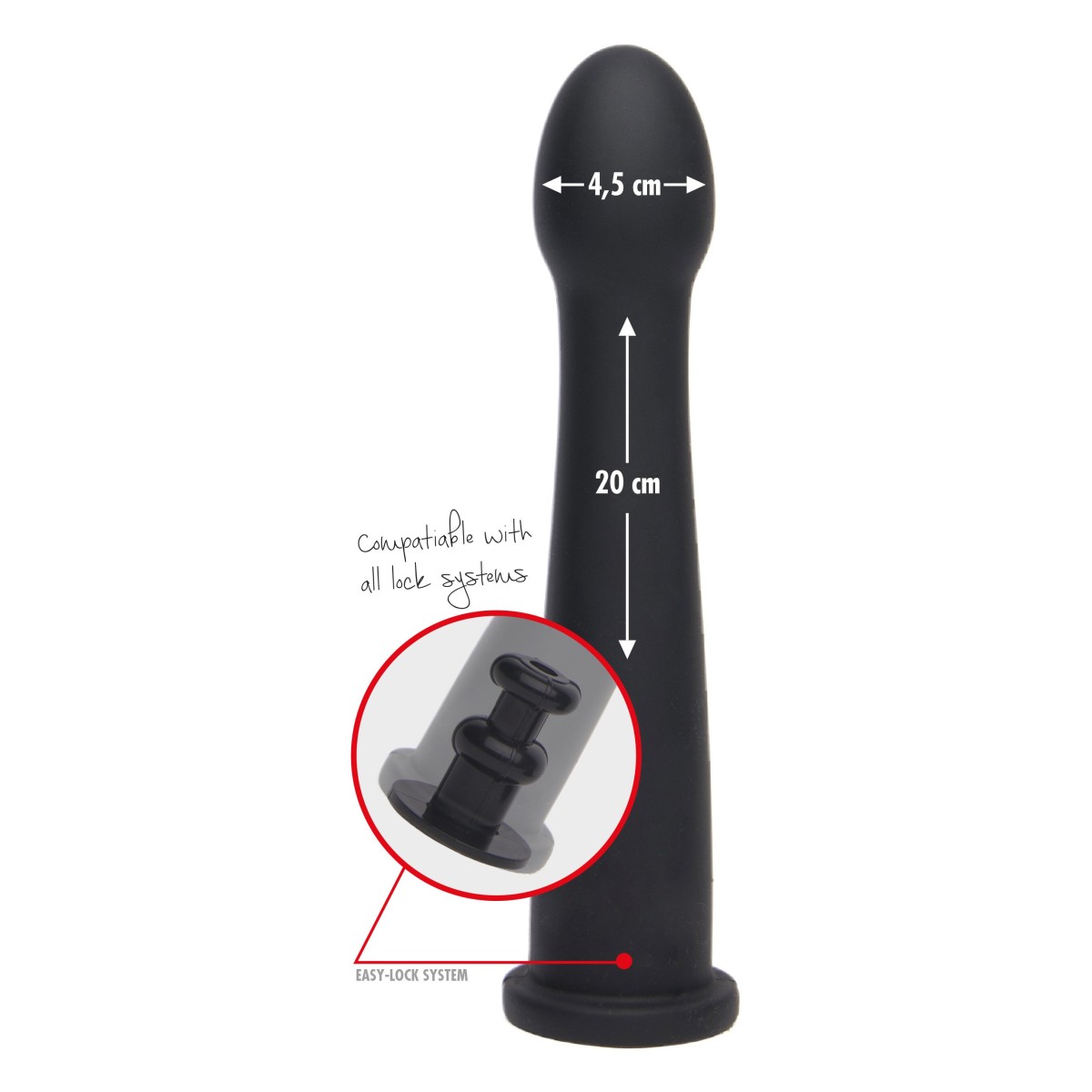 Fallo per macchina del sesso Smooth Dong 20cm