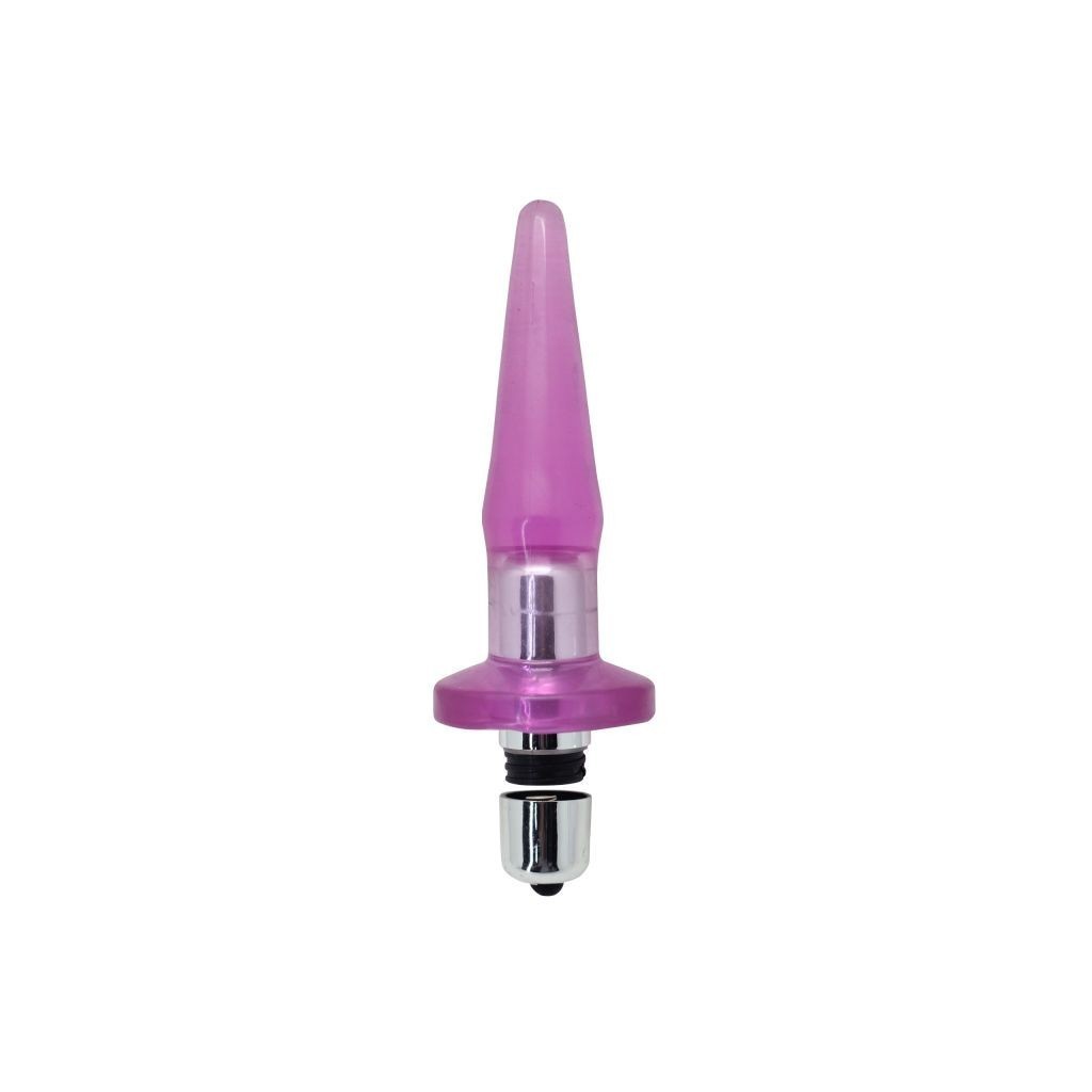 Plug anale con bullet vibrante viola