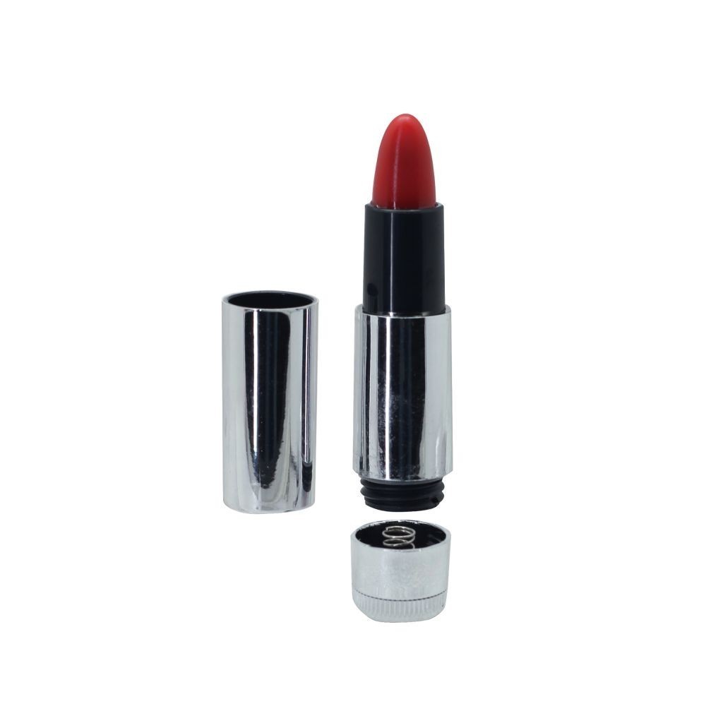 Stimolatore vaginale rossetto argento