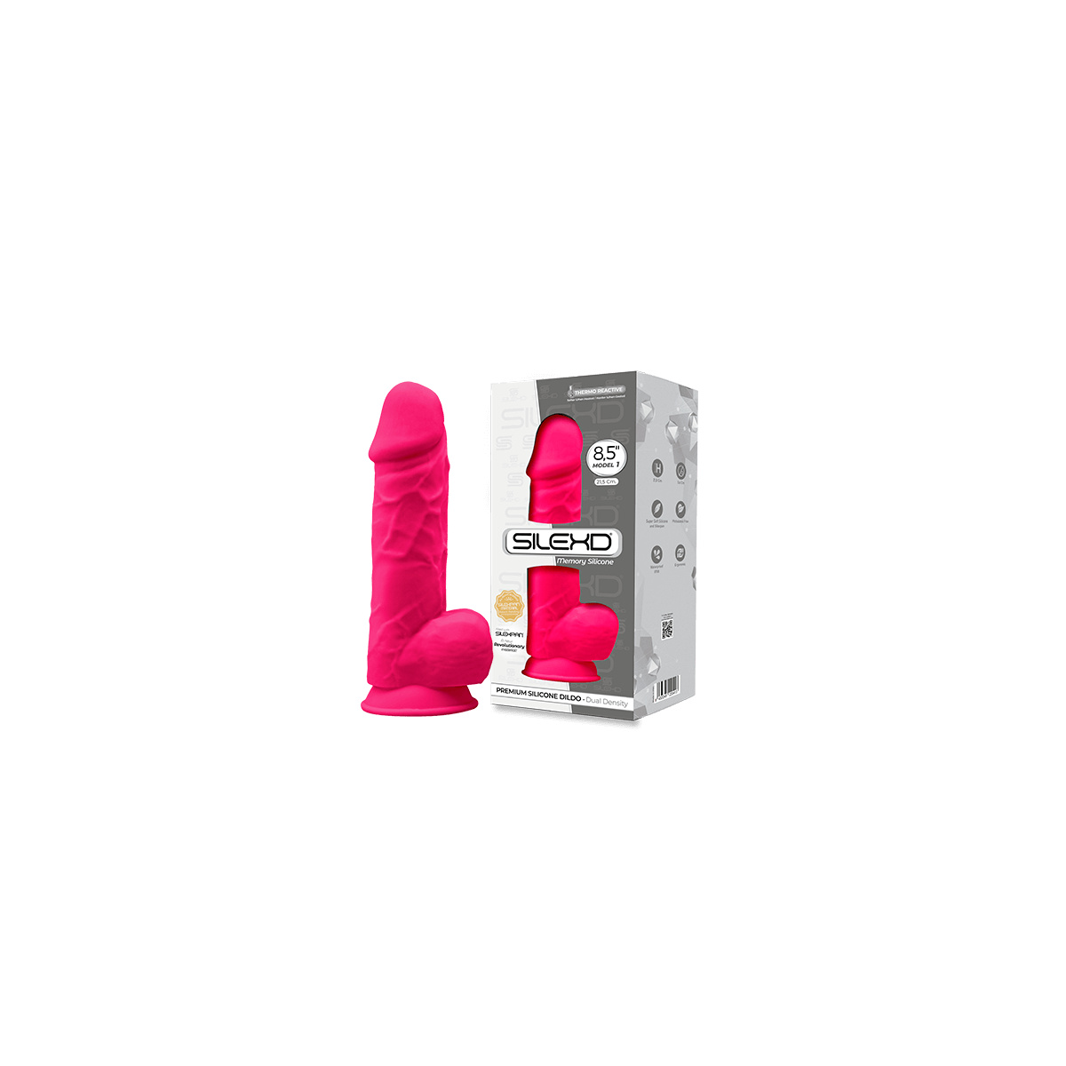 Dildo realistico SILEXD Model 1 21.5cm fuxia