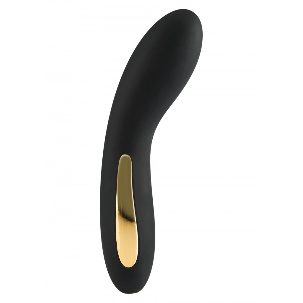 Vibratore vaginale per punto G nero con led