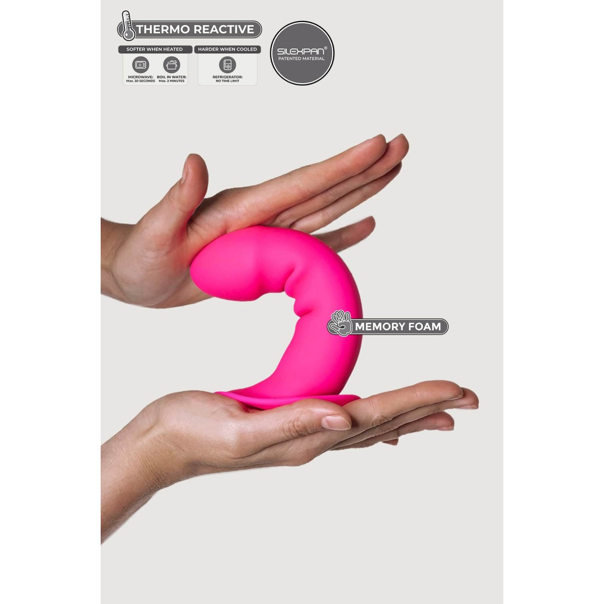 Dildo con ventosa Hitsens 2 Fucsia