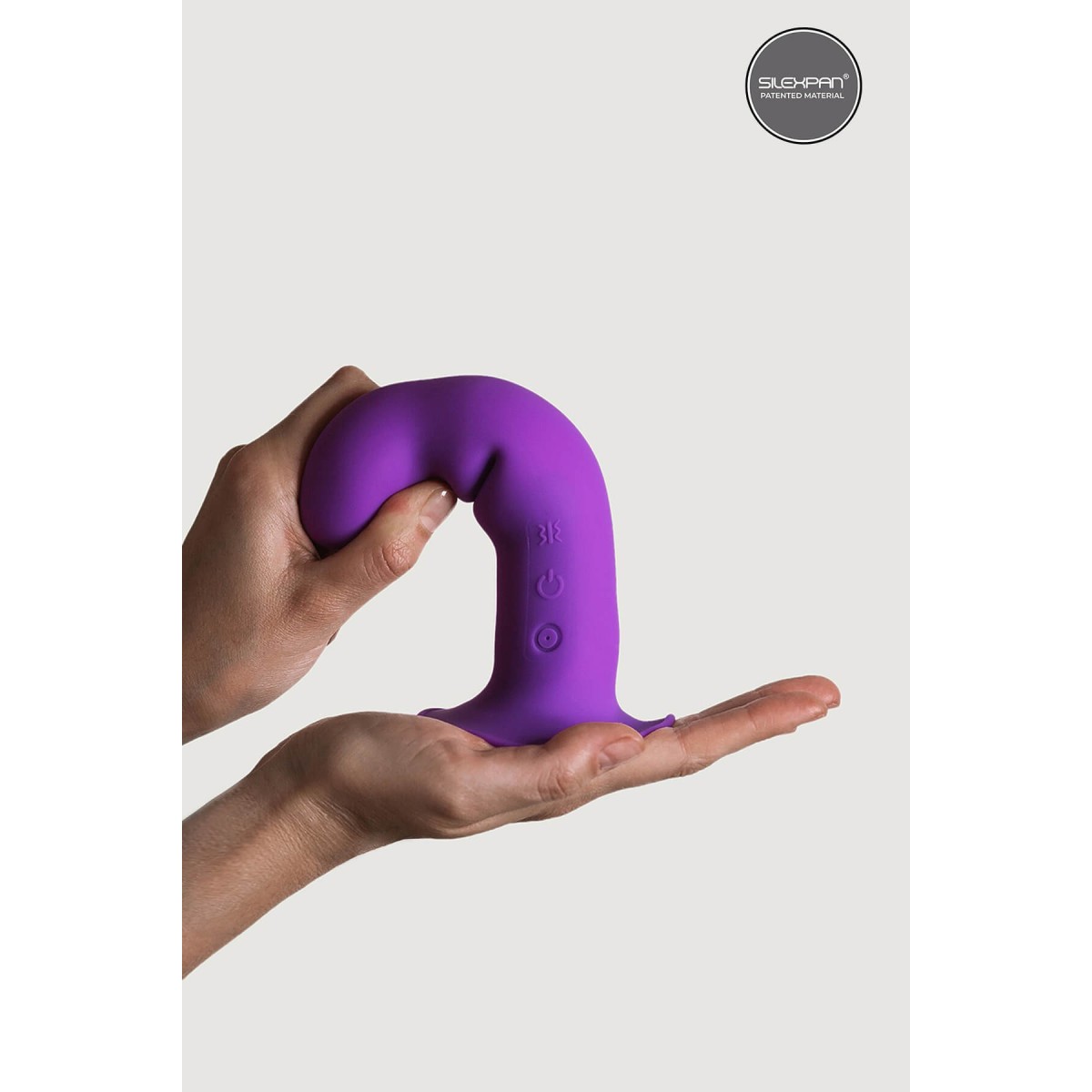 Dildo vibrante con ventosa viola Hitsens 3