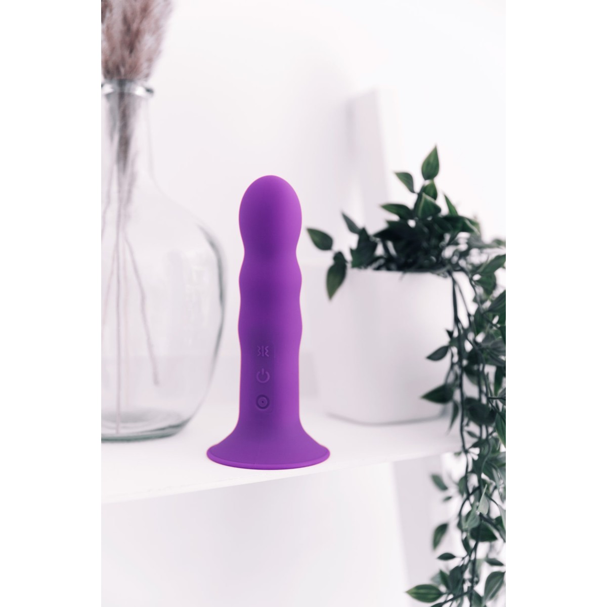 Dildo vibrante con ventosa viola Hitsens 3