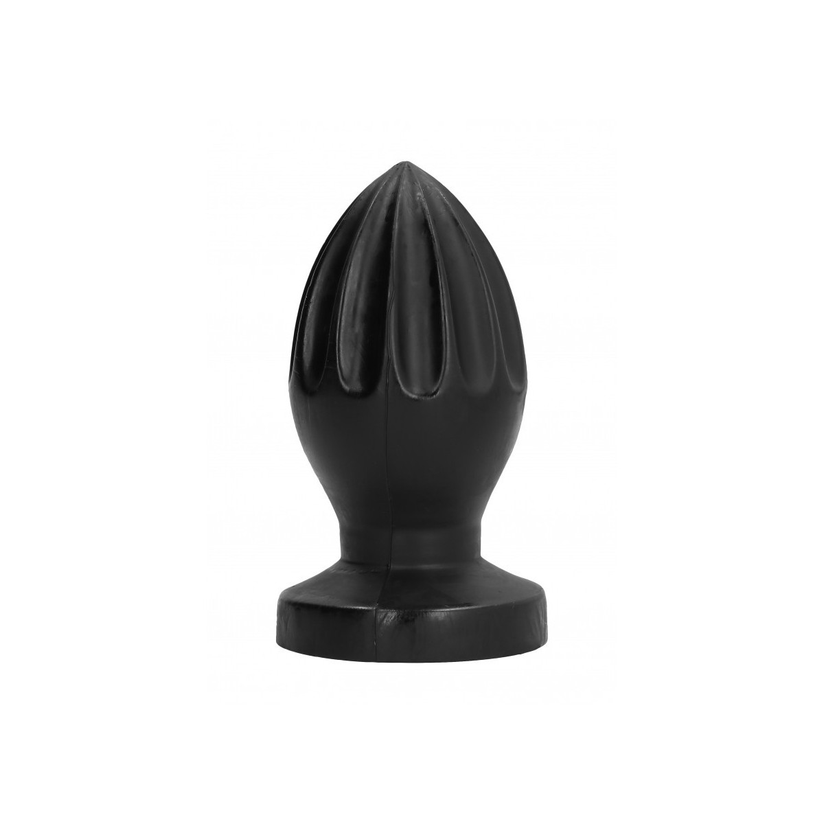 Plug anale con scanalature 6 cm All Black