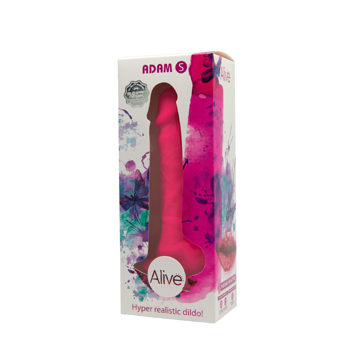 Dildo realistico Adam Silexpan fucsia small