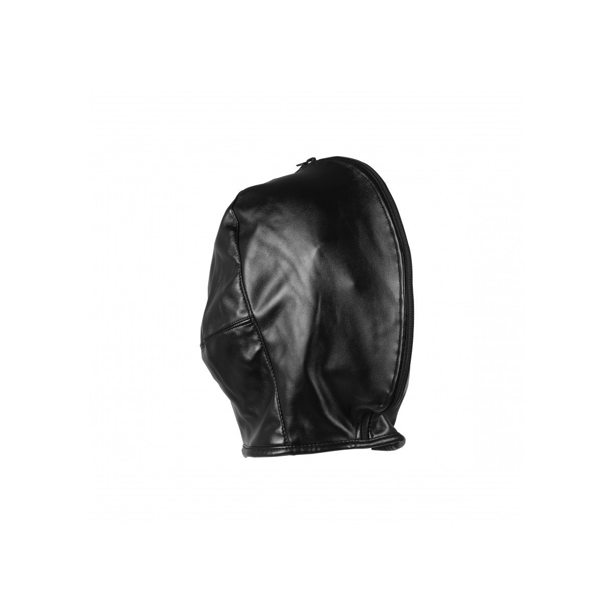 Maschera BDSM con cerniera Zip-up nera