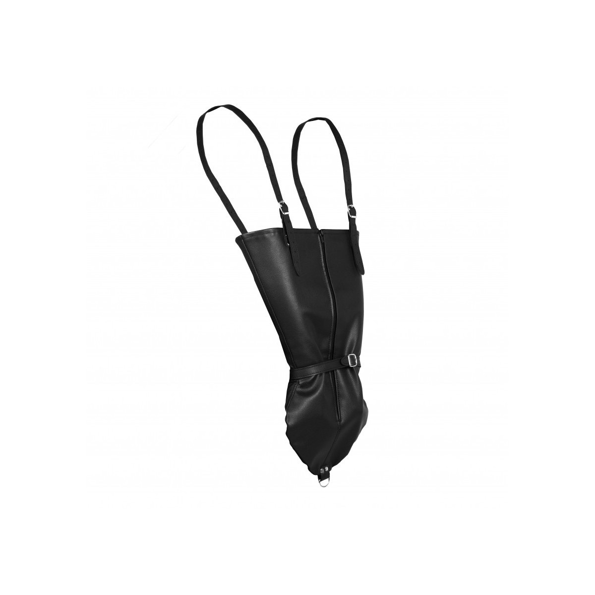 Costrittivo braccia bondage Zip-up nero