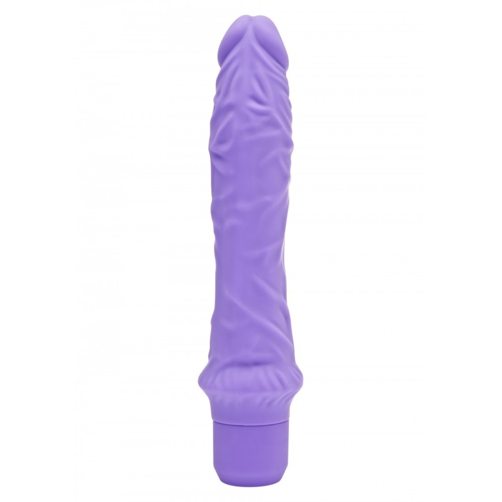 Vibratore vaginale maxi realistico viola