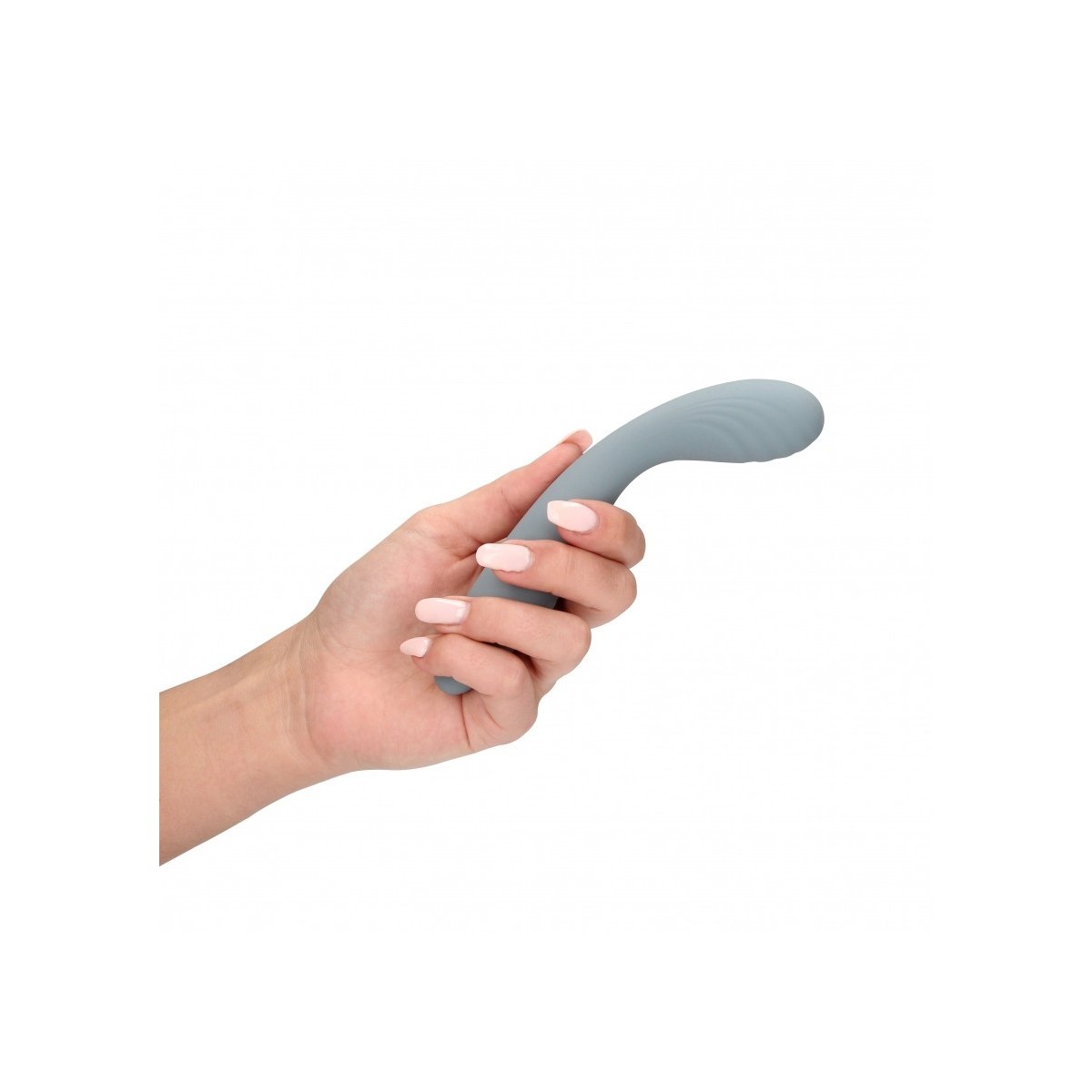 Vibratore punto G silicone grigio