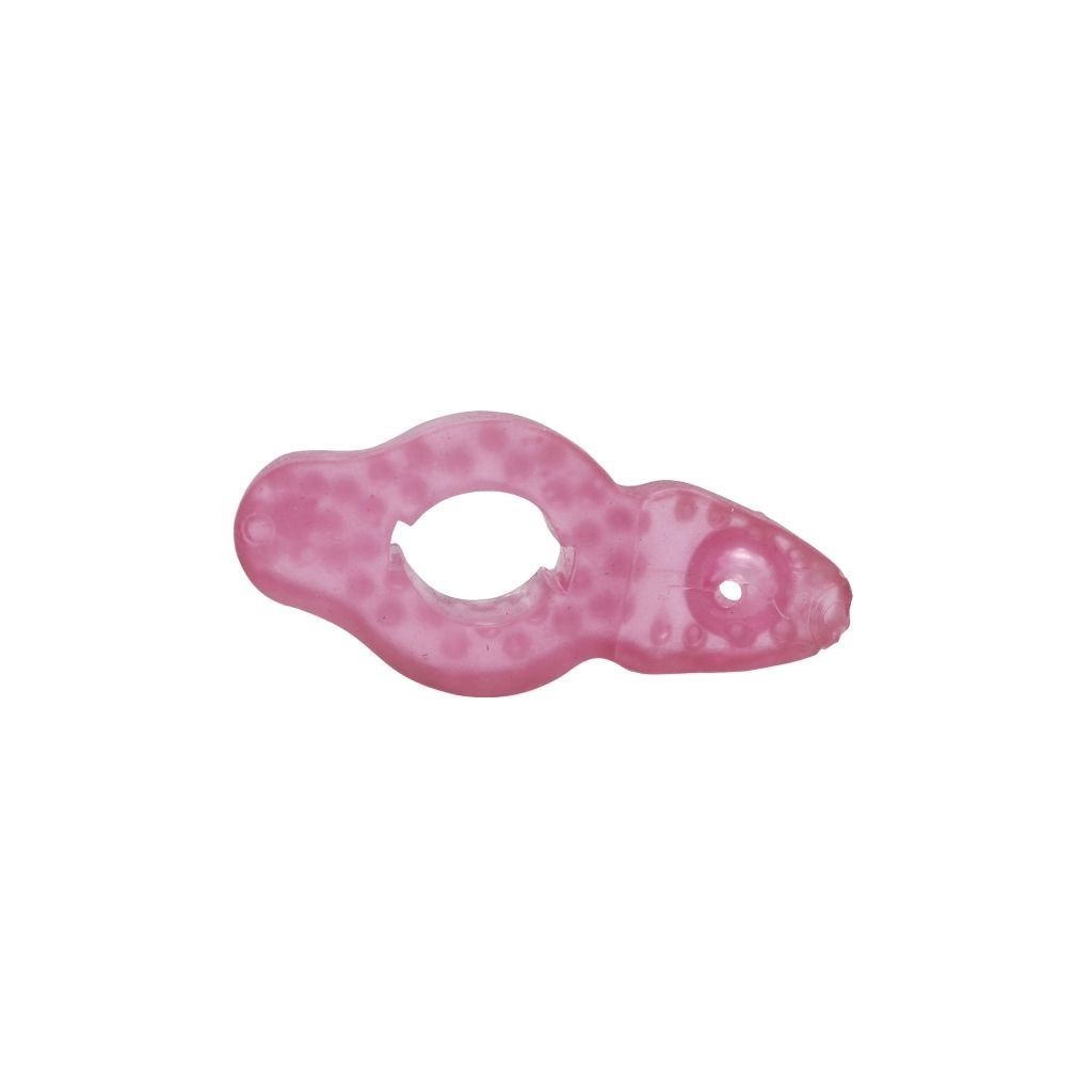 Anello fallico e stimolante vaginale rosa