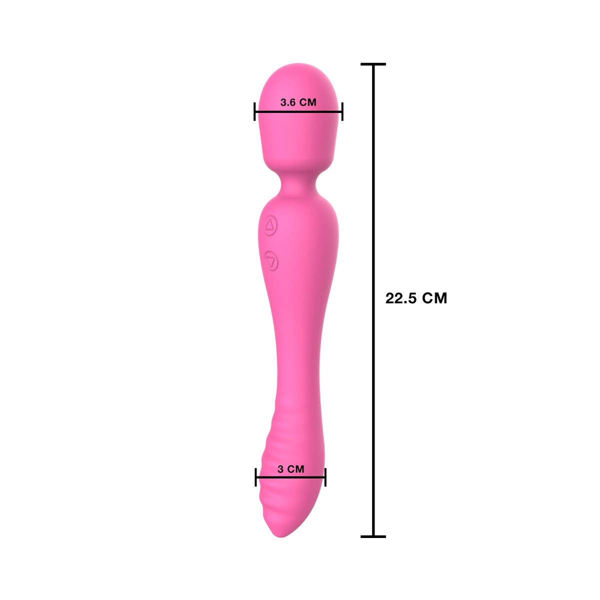 Vibratore wand The Evermore 2 in 1 Massager