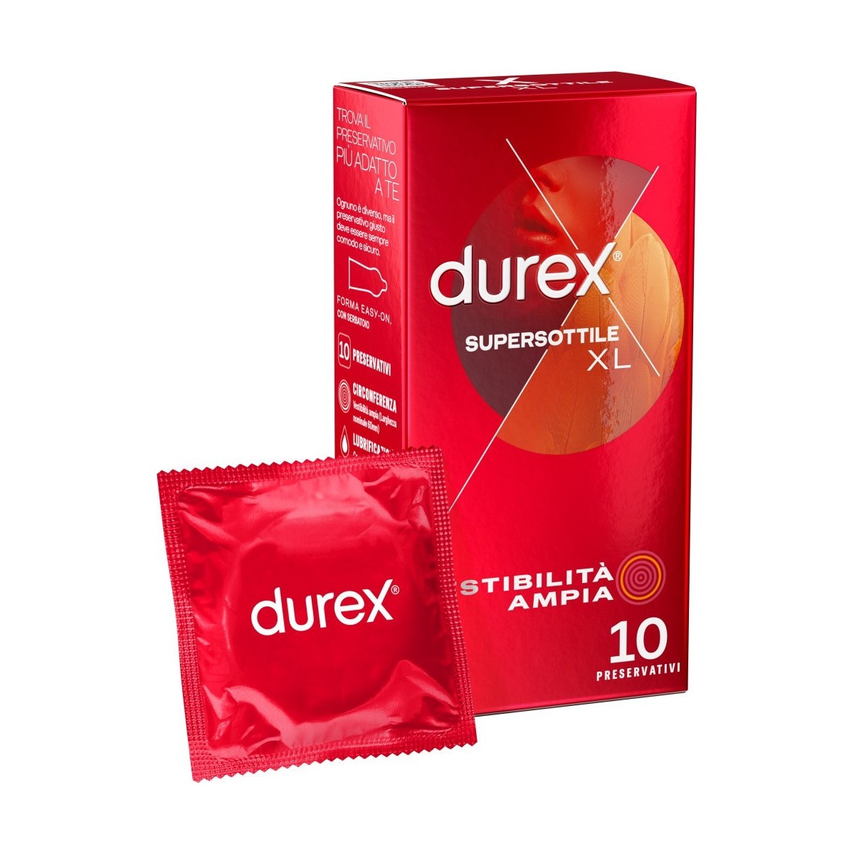 Preservativi Durex supersottile XL 10pz