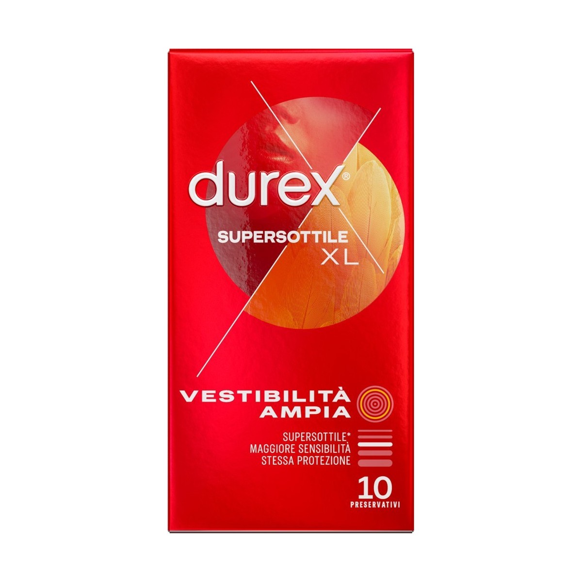 Preservativi Durex supersottile XL 10pz