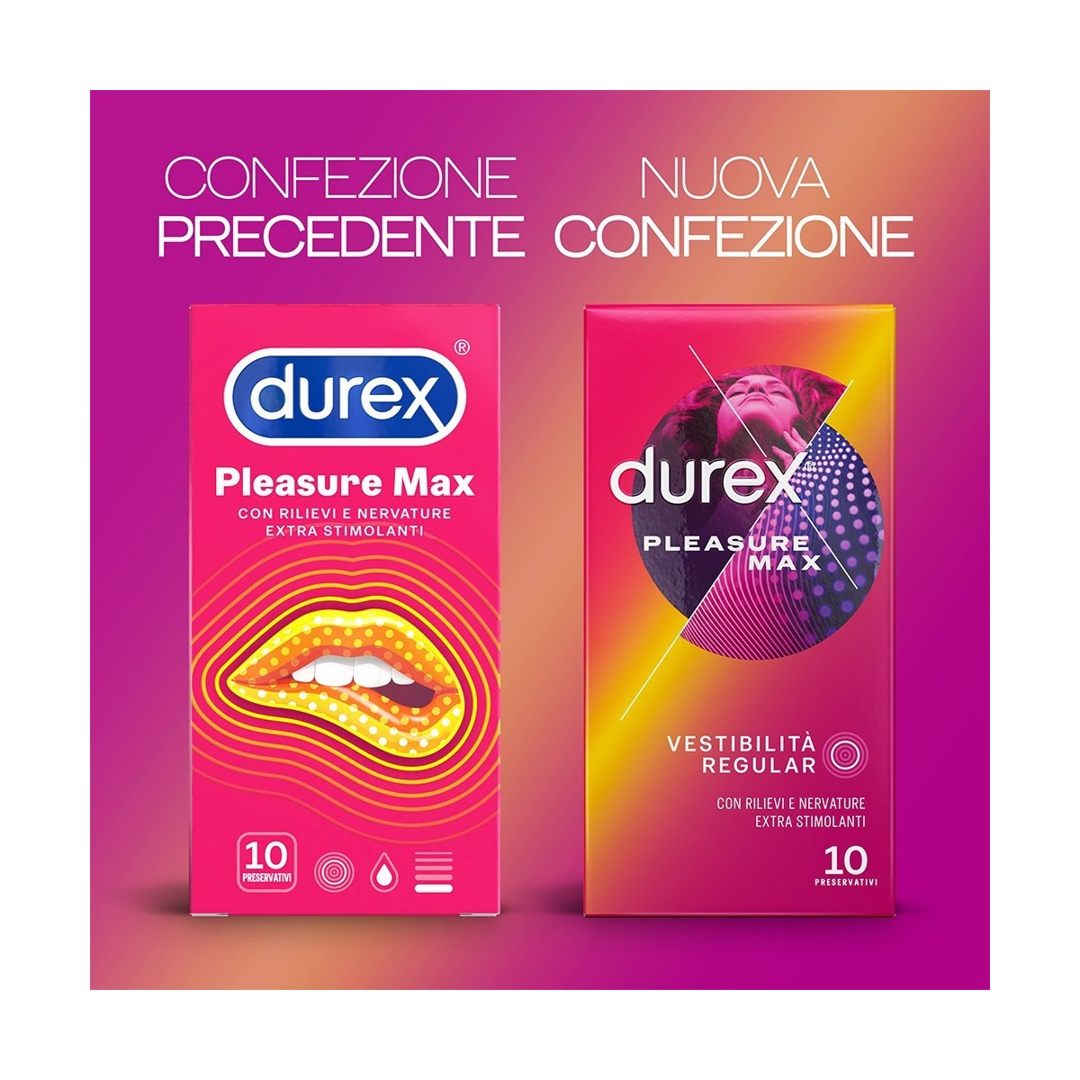 Preservativi DUREX PLEASURE MAX 6 PEZZI