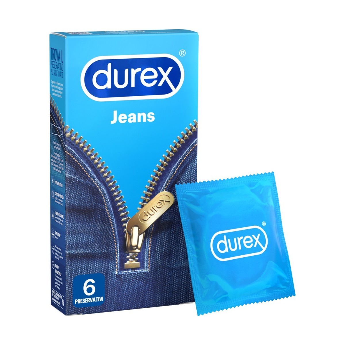 Preservativi DUREX jeans 6 PEZZI