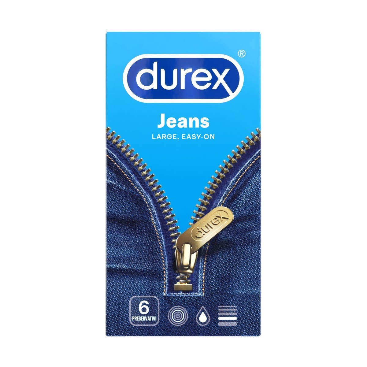 Preservativi DUREX jeans 6 PEZZI