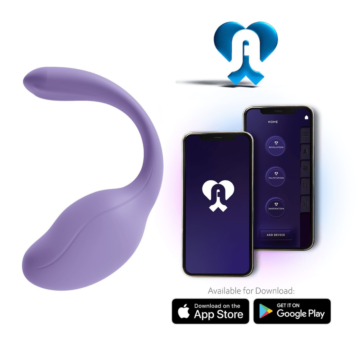 Ovetto vibrante forma U Smart Dream con APP