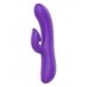 Vibratore rabbit doppia stimolazione viola