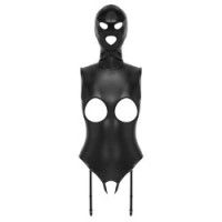 Body con giarrettiera e maschera bdsm