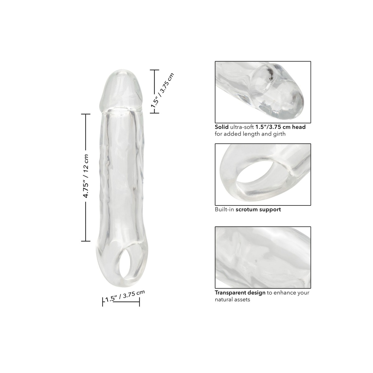 Guaina pene e anello per testicoli 6.5"