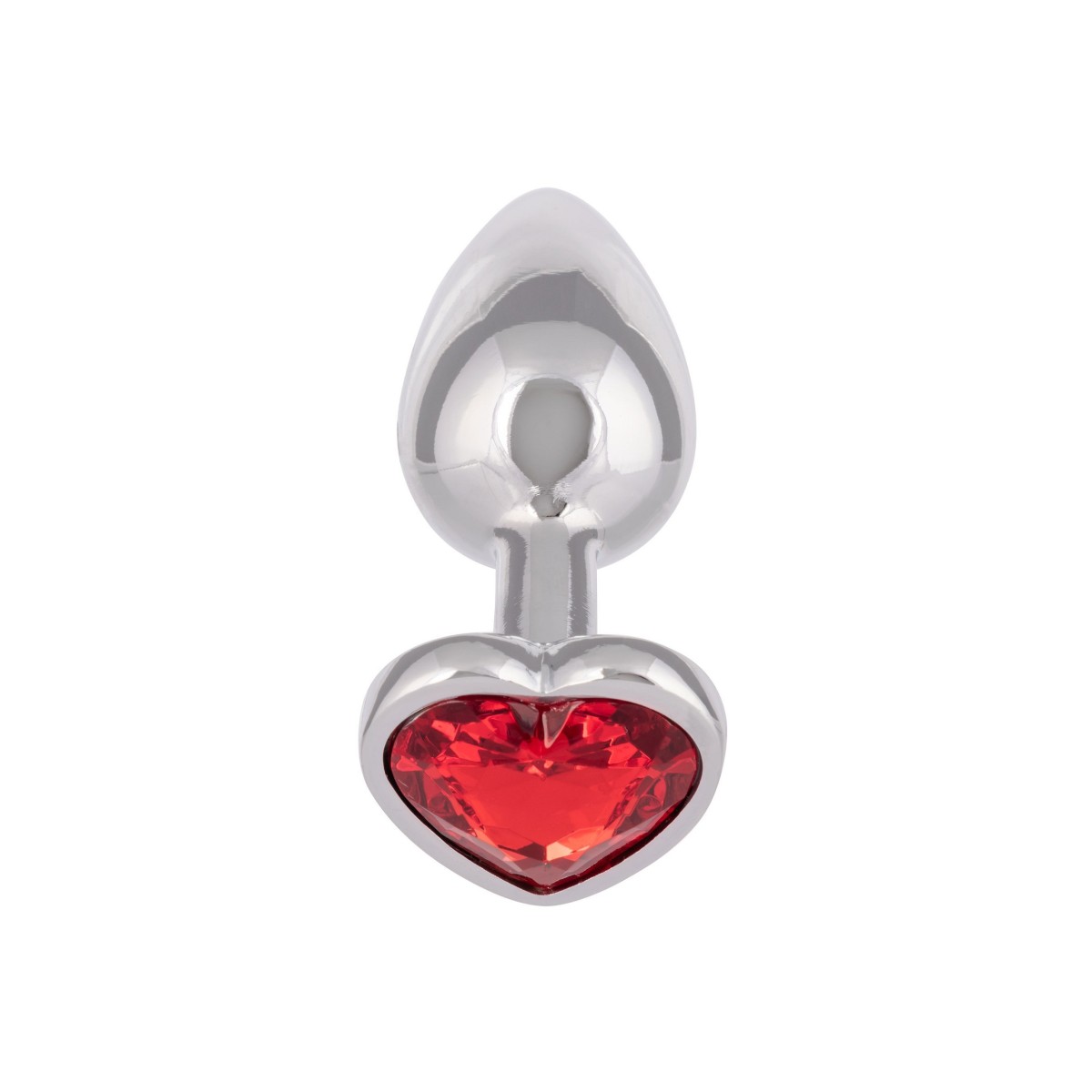 Plug anale con pietra Jewel Ruby Heart Small